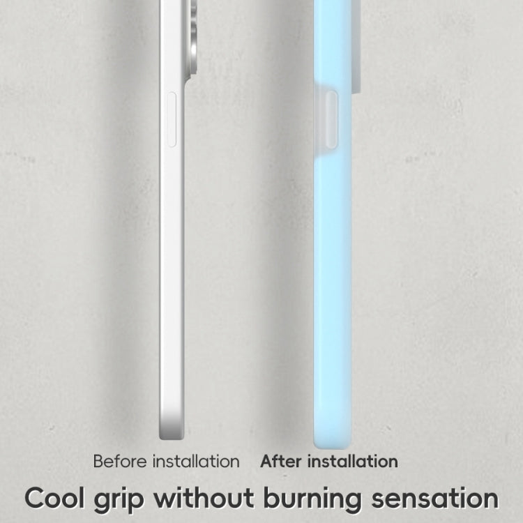 For iPhone 16 Pro Max Jelly Liquid Silicone MagSafe Magnetic Phone Case(Mint Mambo) - iPhone 16 Pro Max Cases by PMC TechLife | Online Shopping South Africa | PMC TechLife | Buy Now Pay Later Mobicred