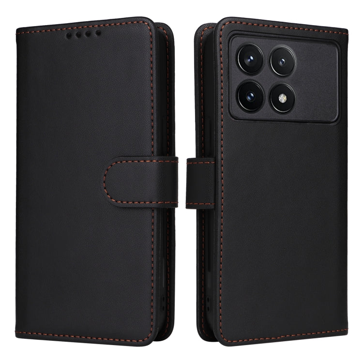 For Redmi K70 / K70 Pro BETOPNICE BN-005 2 in 1 Detachable Imitate Genuine Leather Phone Case(Black) - K70 Pro Cases by BETOPNICE | Online Shopping South Africa | PMC Jewellery | Buy Now Pay Later Mobicred