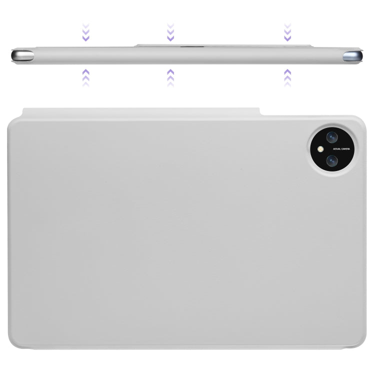For Huawei MatePad Pro 11 2024 / 2022 Fixed Buckle Magnetic Deformation Leather Tablet Case(Grey) - Huawei by PMC Jewellery | Online Shopping South Africa | PMC Jewellery | Buy Now Pay Later Mobicred