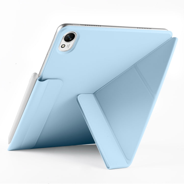 For Huawei MatePad 11.5 / 11.5S Fixed Buckle Magnetic Deformation Leather Tablet Case(Ice Blue) - Huawei by PMC TechLife | Online Shopping South Africa | PMC TechLife | Buy Now Pay Later Mobicred