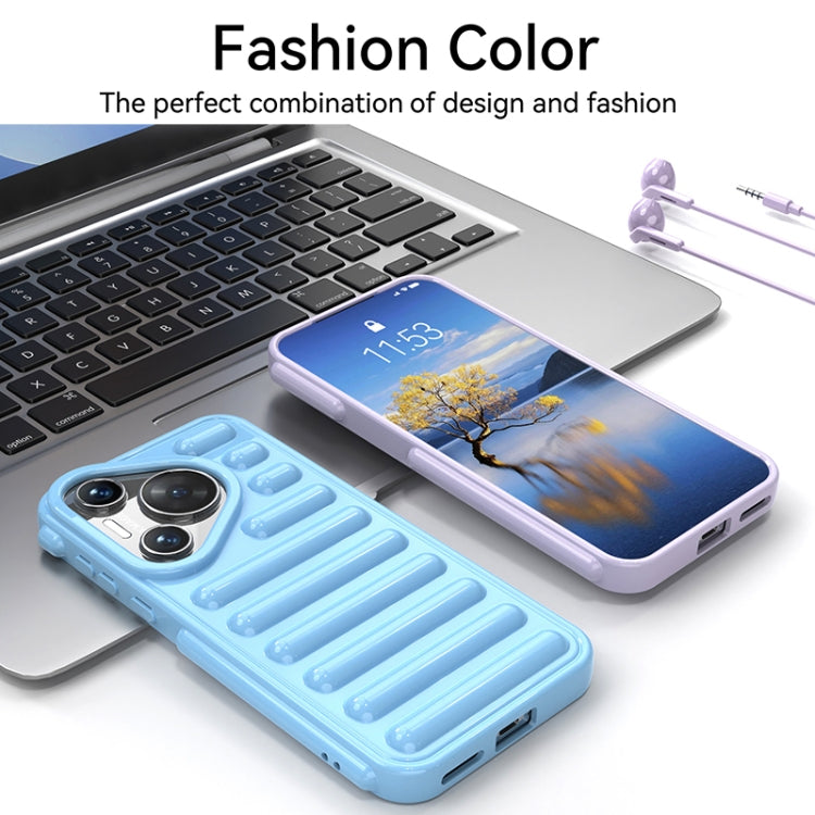 For Huawei Pura 70 Pro+ Capsule Series Candy Color TPU Phone Case(Transparent Grey) - Huawei Cases by PMC Jewellery | Online Shopping South Africa | PMC Jewellery | Buy Now Pay Later Mobicred