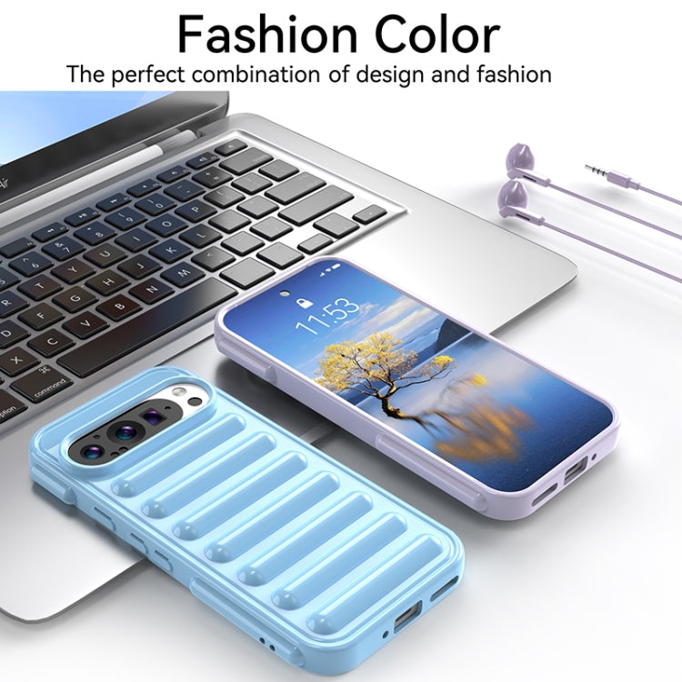 For Google Pixel 9 Capsule Series Candy Color TPU Phone Case(Transparent) - Google Cases by PMC TechLife | Online Shopping South Africa | PMC TechLife | Buy Now Pay Later Mobicred