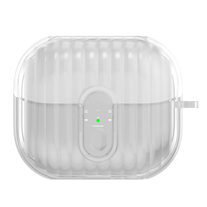 For Samsung Galaxy Buds3 Shell Look Earbuds Box Protective Case with Security Lock(Transparent) - Samsung Earphone Case by PMC Jewellery | Online Shopping South Africa | PMC Jewellery | Buy Now Pay Later Mobicred