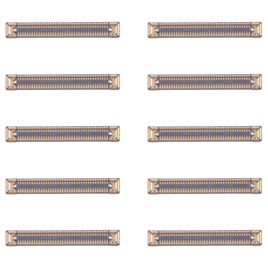 For Samsung Galaxy A54 SM-A546B 10pcs Motherboard LCD Display FPC Connector - Galaxy A Series Parts by PMC Jewellery | Online Shopping South Africa | PMC Jewellery | Buy Now Pay Later Mobicred