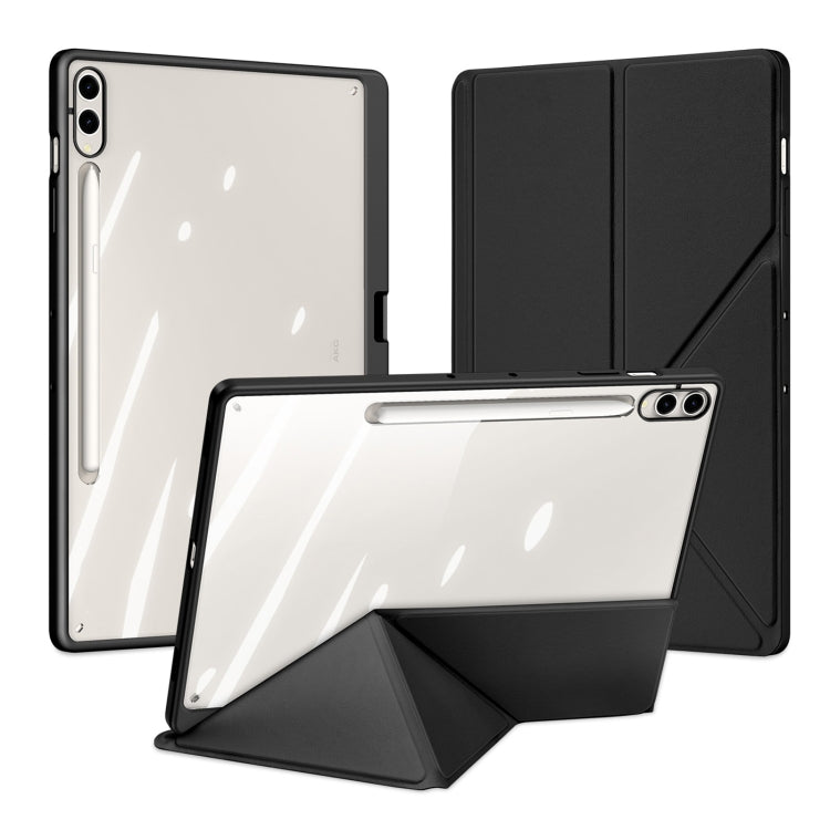 For Samsung Galaxy Tab S10+ DUX DUCIS Magi Series Smart Leather Tablet Case(Black) - Other Galaxy Tab PC by DUX DUCIS | Online Shopping South Africa | PMC Jewellery | Buy Now Pay Later Mobicred