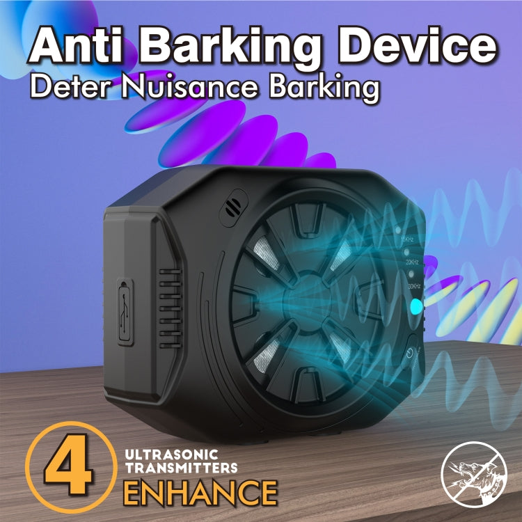 X1 Outdoor Ultrasonic Bark Stopper Dog Training Device(Black) - Training Aids by PMC TechLife | Online Shopping South Africa | PMC TechLife | Buy Now Pay Later Mobicred