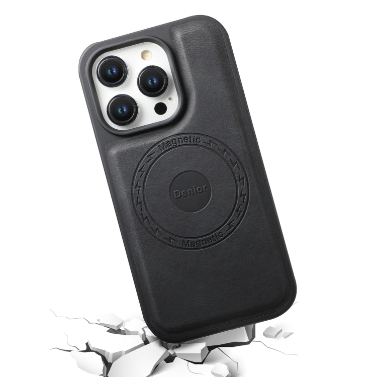 For iPhone 16 Plus Denior A13 Skin Feel MagSafe Phone Case(Black) - free shipping - PMC Jewellery - Order now!