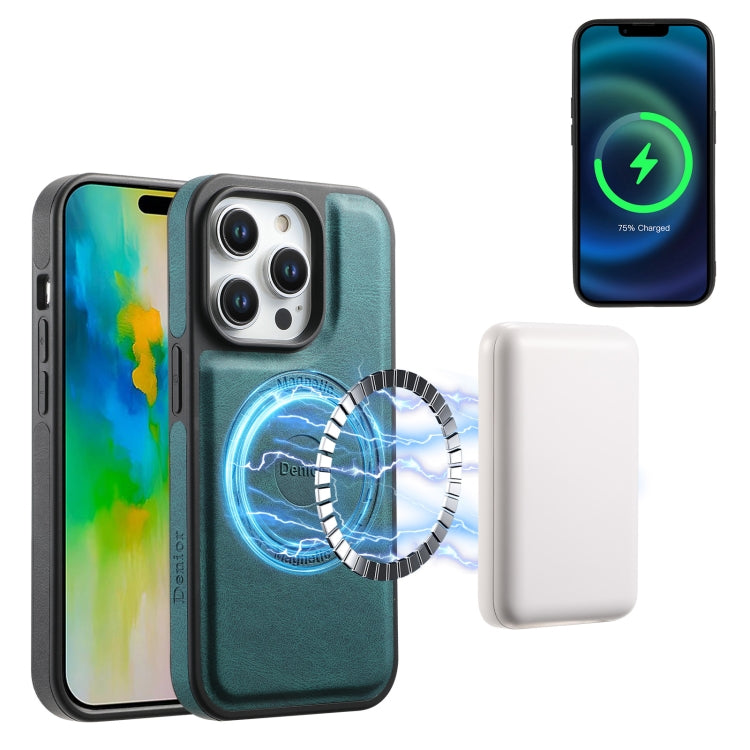 For iPhone 16 Pro Denior A13 Skin Feel MagSafe Phone Case(Blue) - iPhone 16 Pro Cases by Denior | Online Shopping South Africa | PMC Jewellery | Buy Now Pay Later Mobicred