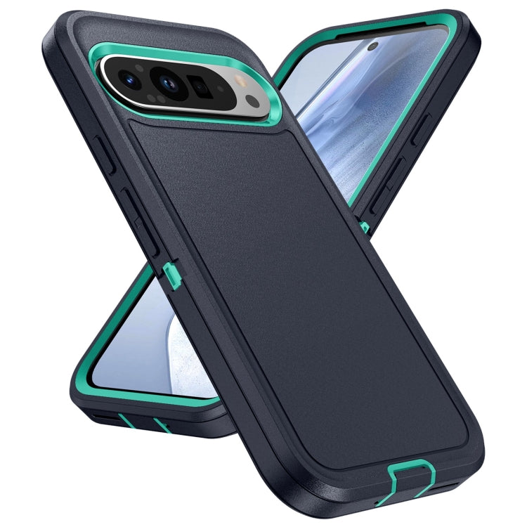 For Google Pixel 9 Pro Life Waterproof Rugged PC + Silicone Phone Case(Dark Blue + Light Blue) - Google Cases by PMC TechLife | Online Shopping South Africa | PMC TechLife | Buy Now Pay Later Mobicred