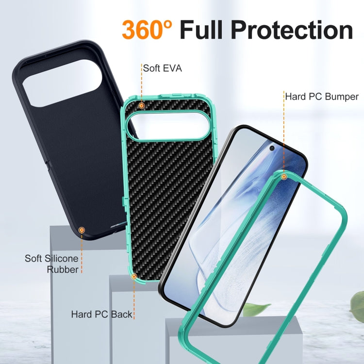 For Google Pixel 9 Pro Life Waterproof Rugged PC + Silicone Phone Case(Dark Blue + Light Blue) - Google Cases by PMC TechLife | Online Shopping South Africa | PMC TechLife | Buy Now Pay Later Mobicred