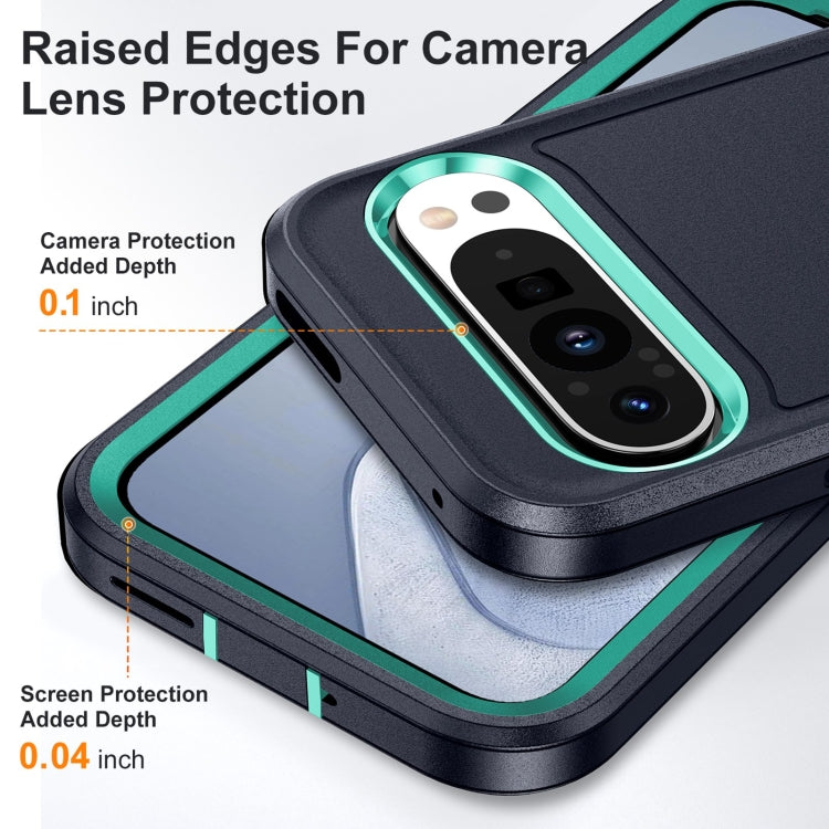 For Google Pixel 9 Pro Life Waterproof Rugged PC + Silicone Phone Case(Dark Blue + Light Blue) - Google Cases by PMC TechLife | Online Shopping South Africa | PMC TechLife | Buy Now Pay Later Mobicred
