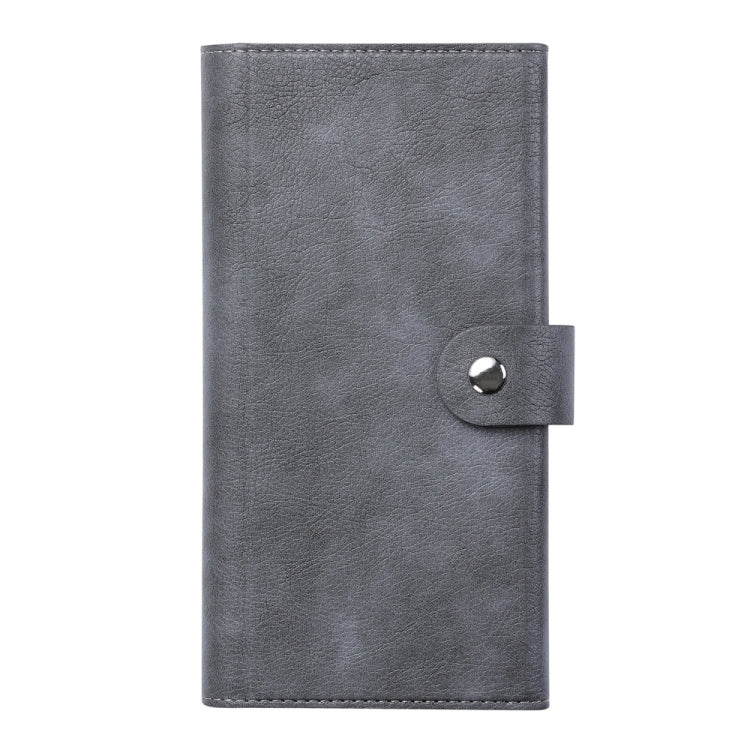 For iPhone 16 ViLi GVB Series MagSafe Magnetic RFID Leather Phone Case(Grey) - iPhone 16 Cases by ViLi | Online Shopping South Africa | PMC Jewellery | Buy Now Pay Later Mobicred