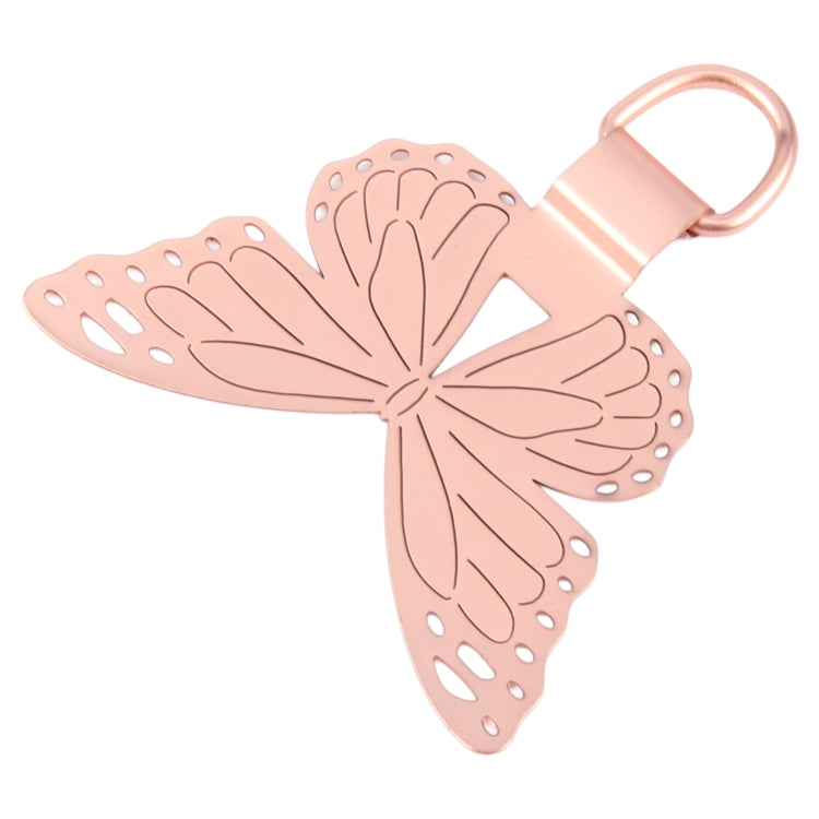 Butterfly Metal Mobile Phone Lanyard Fixing Gasket(Rose Gold) - free shipping - PMc TechLife - Order now!
