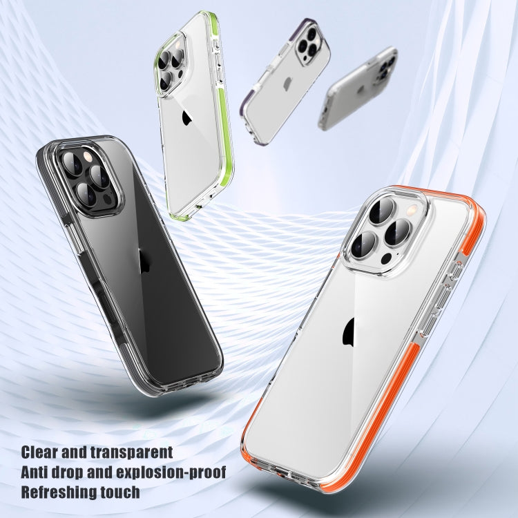 For iPhone 16 TPE Airbag TPU+ PC Full Coverage Phone Case(Transparent) - iPhone 16 Cases by PMC Jewellery | Online Shopping South Africa | PMC Jewellery | Buy Now Pay Later Mobicred