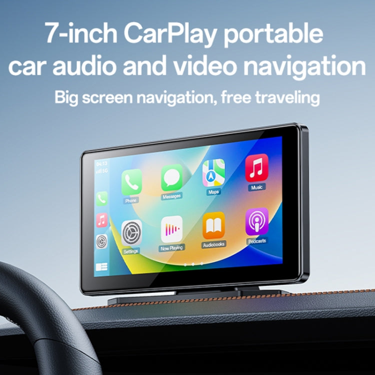 Yesido KM17 7 inch Center Console CarPlay Portable Car Video Navigation(Black) - Car MP3 & MP4 & MP5 by Yesido | Online Shopping South Africa | PMC Jewellery | Buy Now Pay Later Mobicred