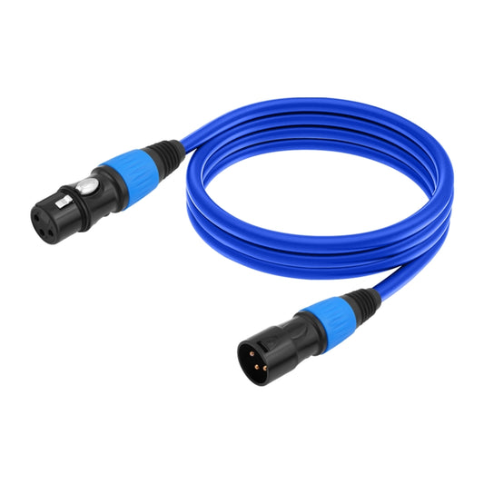 JC1015 XLR 3pin Male to Female Audio Cable, Length:10m(Blue) - Microphone Audio Cable & Connector by PMC Jewellery | Online Shopping South Africa | PMC Jewellery | Buy Now Pay Later Mobicred