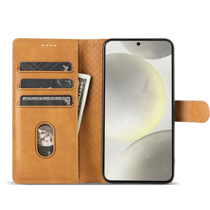 For Motorola Moto G 5G 2024 N.BEKUS CSJ-P1 Solid Color Leather Phone Case(Brown) - Motorola Cases by N.BEKUS | Online Shopping South Africa | PMC Jewellery | Buy Now Pay Later Mobicred