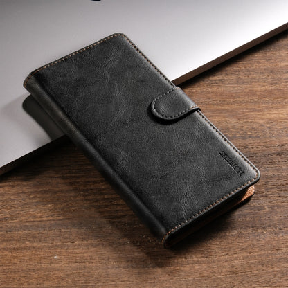 For OPPO Reno11 F 5G N.BEKUS CSJ-P1 Solid Color Leather Phone Case(Black) - Reno11 F Cases by N.BEKUS | Online Shopping South Africa | PMC Jewellery | Buy Now Pay Later Mobicred