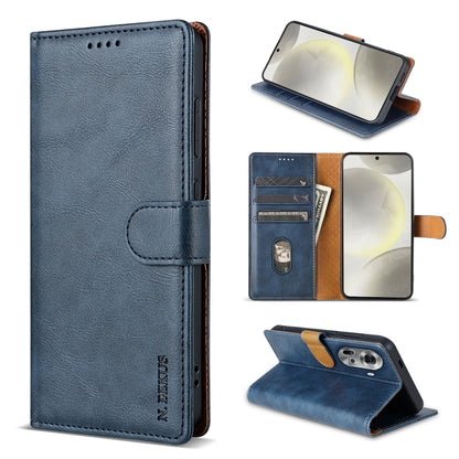 For OPPO Reno11 Pro 5G Global N.BEKUS CSJ-P1 Solid Color Leather Phone Case(Blue) - Reno11 Pro Cases by N.BEKUS | Online Shopping South Africa | PMC Jewellery | Buy Now Pay Later Mobicred