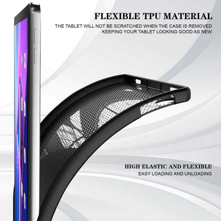 For Lenovo Tab M11 / Xiaoxin Pad 2024 Color Painting Pattern Smart Tablet TPU Case(Butterfly Circle) - Lenovo by PMC Jewellery | Online Shopping South Africa | PMC Jewellery | Buy Now Pay Later Mobicred