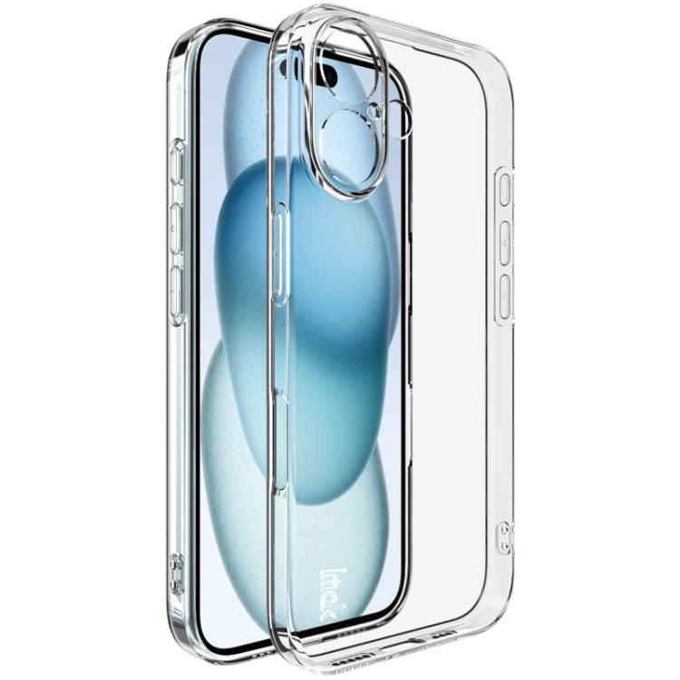 For iPhone 16 IMAK UX-5 Series Transparent TPU Phone Case - iPhone 16 Cases by imak | Online Shopping South Africa | PMC Jewellery | Buy Now Pay Later Mobicred