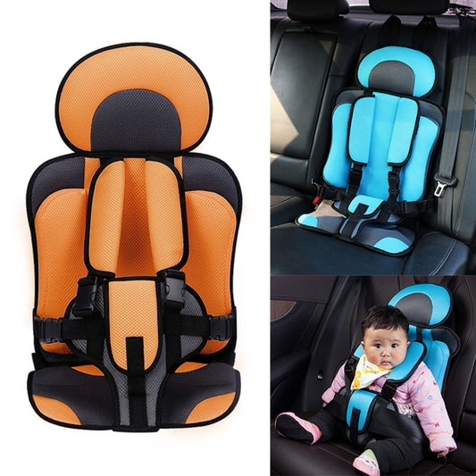 Car Portable Children Safety Seat, Size:50 x 33 x 21cm (For 0-5 Years Old)(Orange + Black) - Seat Accessories by PMC Jewellery | Online Shopping South Africa | PMC Jewellery | Buy Now Pay Later Mobicred