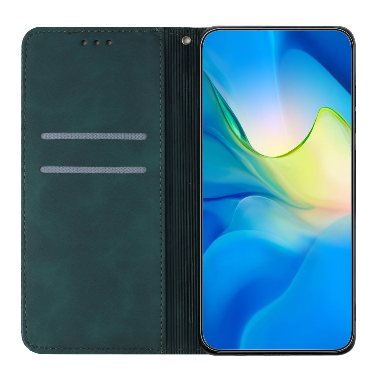 For Google Pixel 9 Pro XL Ethnic Embossed Adsorption Leather Phone Case(Blue) - Google Cases by PMC TechLife | Online Shopping South Africa | PMC TechLife | Buy Now Pay Later Mobicred