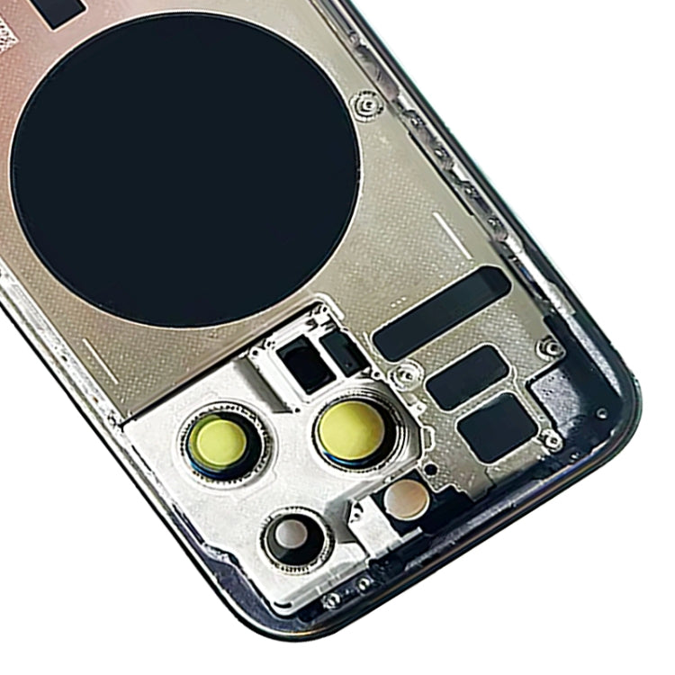 For iPhone 14 Pro Battery Back Cover with Side Keys & Card Tray, Version:China Version(Gold) - free shipping - PMC Jewellery - Order now!