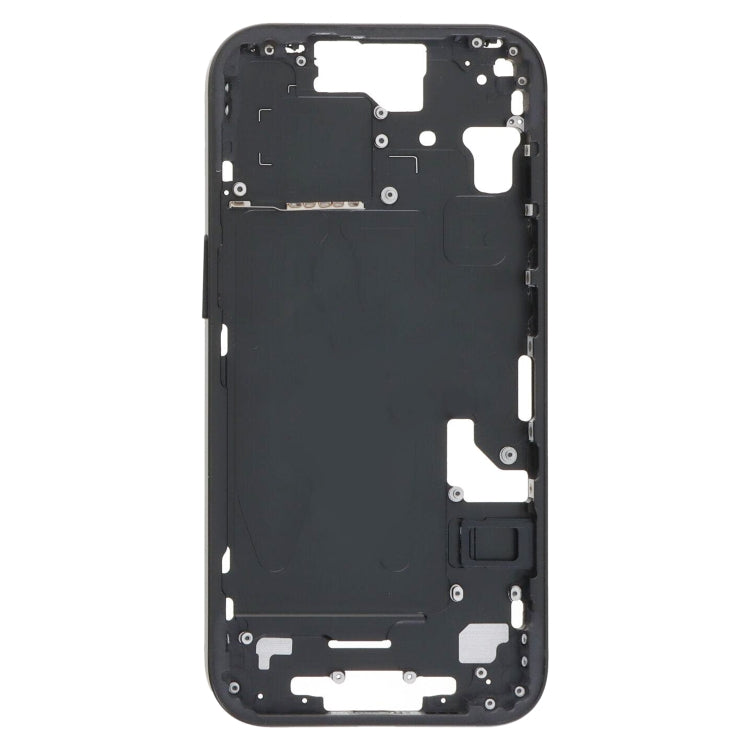 For iPhone 15 Middle Frame Bezel Plate with Side Keys + Card Tray, Version:US Version(Black) - LCD Related Parts by PMC Jewellery | Online Shopping South Africa | PMC Jewellery | Buy Now Pay Later Mobicred