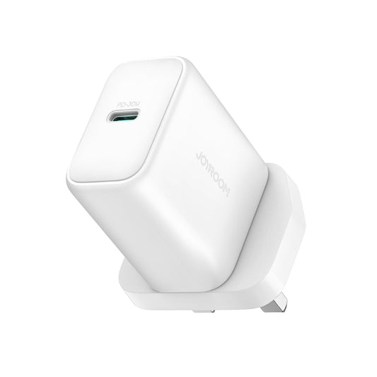 JOYROOM JR-TCF24 30W USB-C / Type-C Fast Charger, Specification:UK Plug(White) - USB Charger by JOYROOM | Online Shopping South Africa | PMC Jewellery | Buy Now Pay Later Mobicred