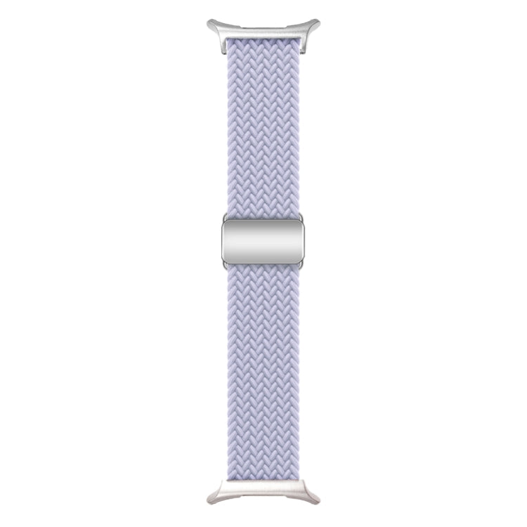 For Samsung Galaxy Watch Ultra 47mm Nylon Loop Magnetic Buckle Watch Band(Fog Purple) - Watch Bands by PMC Jewellery | Online Shopping South Africa | PMC Jewellery | Buy Now Pay Later Mobicred