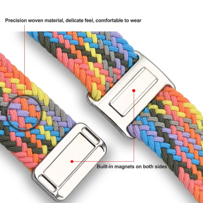 For Samsung Galaxy Watch Ultra 47mm Nylon Loop Magnetic Buckle Watch Band(Fog Blue) - Watch Bands by PMC Jewellery | Online Shopping South Africa | PMC Jewellery | Buy Now Pay Later Mobicred