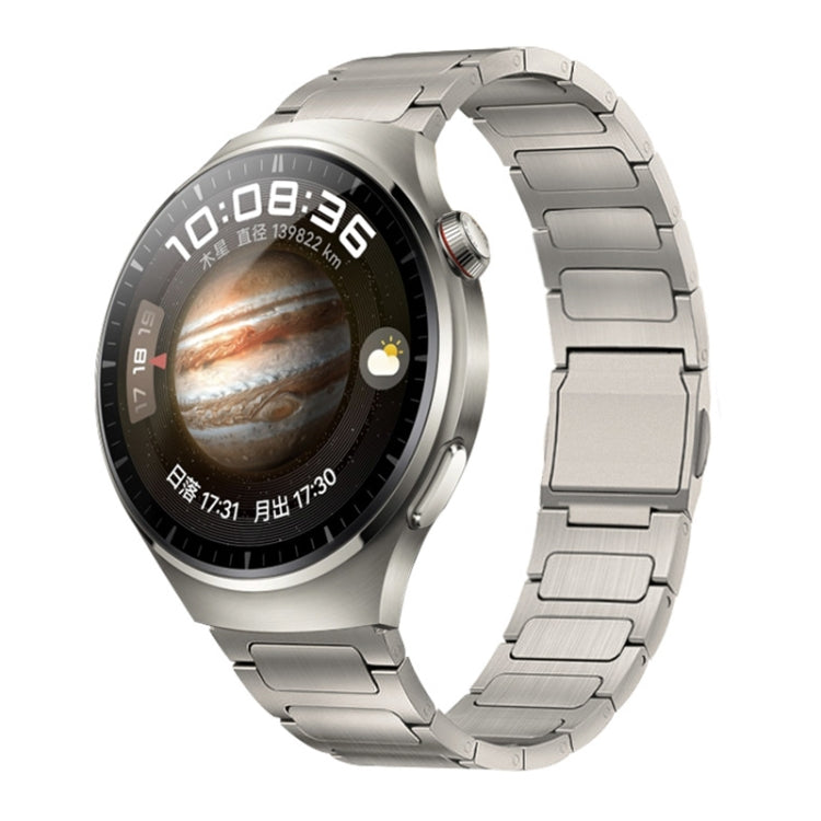 22mm I-shaped Magnetic Buckle Pure Titanium Watch Band(Titanium Silver) - free shipping - PMC TechLife - Order now!