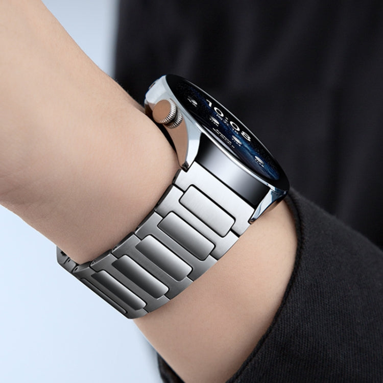 22mm I-shaped Magnetic Buckle Pure Titanium Watch Band(Titanium Silver) - free shipping - PMC TechLife - Order now!