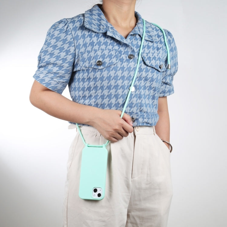 For iPhone 16 Pro Candy Colors TPU Protective Phone Case with Lanyard (Mint Green) - iPhone 16 Pro Cases by PMC TechLife | Online Shopping South Africa | PMC TechLife | Buy Now Pay Later Mobicred