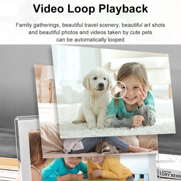 15.6 inch IPS Screen Digital Cloud Photo Frame Wall Mounted LED Advertising Machine, Plug Type:EU Plug(Black) - 15 inch Above by PMC TechLife | Online Shopping South Africa | PMC TechLife | Buy Now Pay Later Mobicred