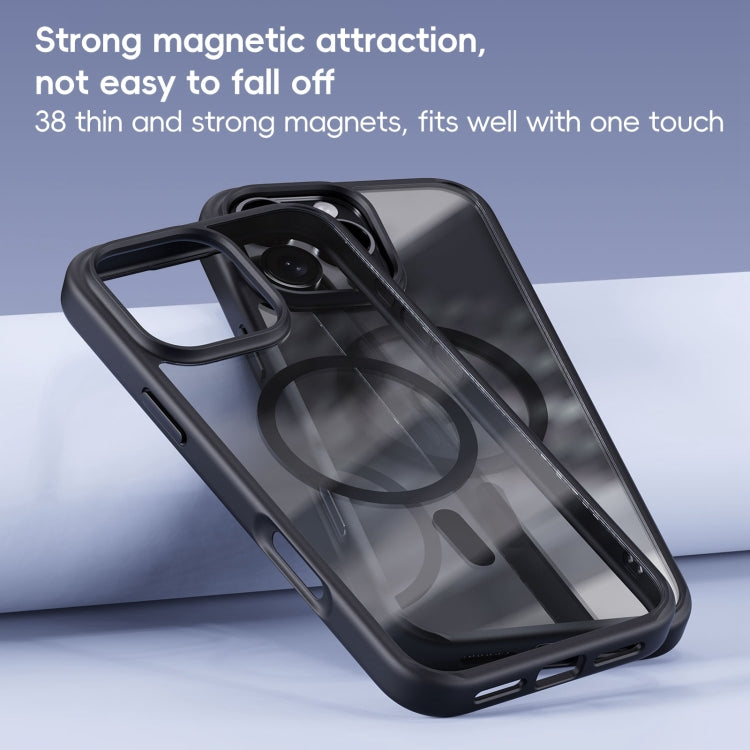 For iPhone 16 Pro Max Ming Shield Series MagSafe Magnetic Phone Case(Titanium Blue) - iPhone 16 Pro Max Cases by PMC Jewellery | Online Shopping South Africa | PMC Jewellery | Buy Now Pay Later Mobicred