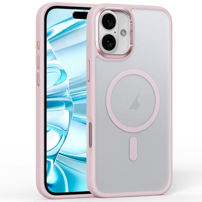 For iPhone 16 Frosted MagSafe Magnetic Phone Case(Pink) - iPhone 16 Cases by PMC Jewellery | Online Shopping South Africa | PMC Jewellery | Buy Now Pay Later Mobicred