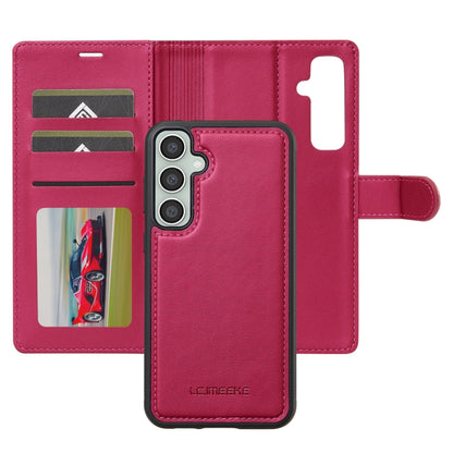 For Samsung Galaxy A35 5G LC.IMEEKE L2 Series Detachable Magsafe PU Phone Case with Lanyard(Red) - Galaxy Phone Cases by LC.IMEEKE | Online Shopping South Africa | PMC Jewellery | Buy Now Pay Later Mobicred