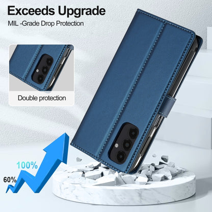 For Samsung Galaxy A14 4G / A14 5G LC.IMEEKE L2 Series Detachable Magsafe PU Phone Case with Lanyard(Blue) - Galaxy Phone Cases by LC.IMEEKE | Online Shopping South Africa | PMC Jewellery | Buy Now Pay Later Mobicred