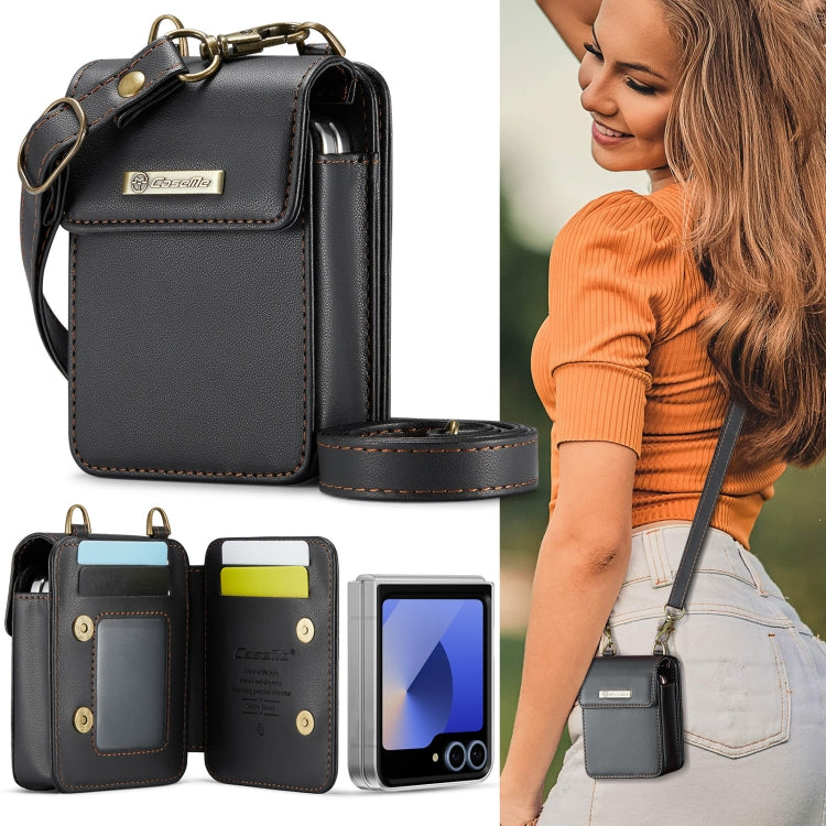 For Samsung Z Flip Series CaseMe Me50 Mini Lanyard Universal Bag(Black) - Galaxy Z Flip6 5G Cases by CaseMe | Online Shopping South Africa | PMC Jewellery | Buy Now Pay Later Mobicred