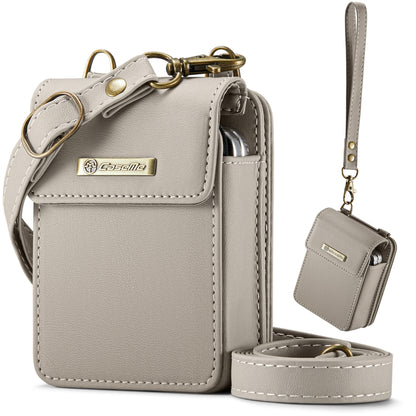 For Samsung Z Flip Series CaseMe Me50 Mini Lanyard Universal Bag(Khaki) - Galaxy Z Flip6 5G Cases by CaseMe | Online Shopping South Africa | PMC Jewellery | Buy Now Pay Later Mobicred