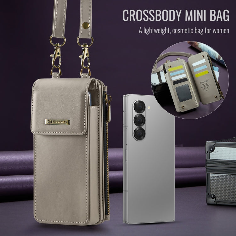 For Samsung Z Fold Series CaseMe Me50 Mini Lanyard Universal Bag(Khaki) - Galaxy Z Fold6 5G Cases by CaseMe | Online Shopping South Africa | PMC Jewellery | Buy Now Pay Later Mobicred