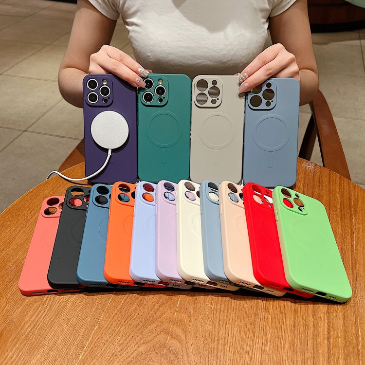 For iPhone 16e Solid Color Liquid Silicone MagSafe Magnetic Phone Case(Royal Blue) - iPhone 16e Cases by PMC TechLife | Online Shopping South Africa | PMC TechLife | Buy Now Pay Later Mobicred