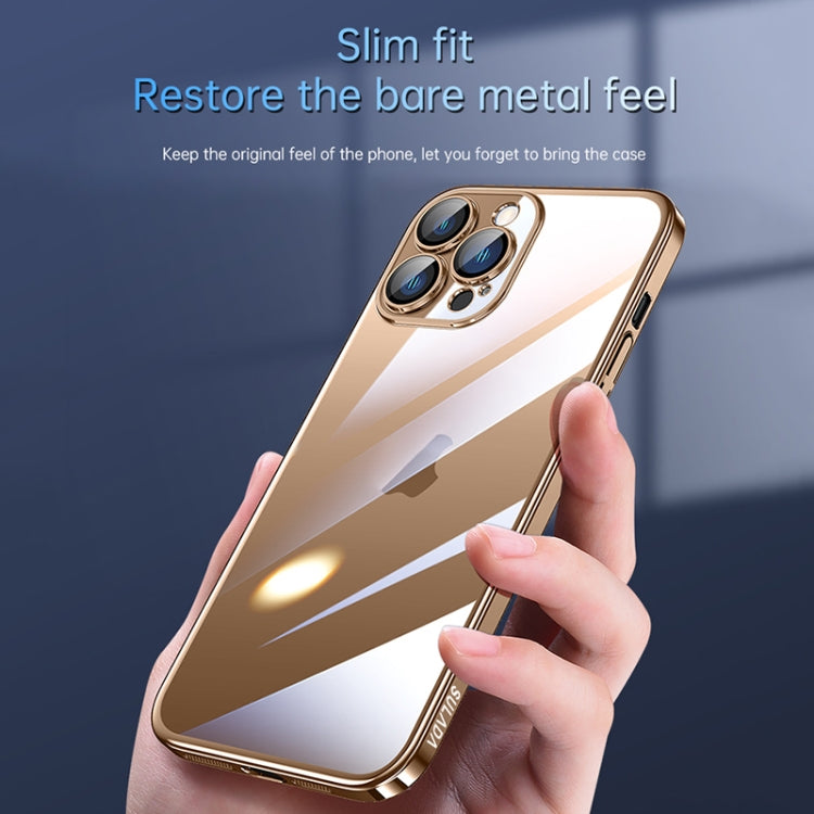 For iPhone 16 Pro SULADA JINGJIA Series Lens Protector Hard PC Phone Case(Silver) - iPhone 16 Pro Cases by SULADA | Online Shopping South Africa | PMC Jewellery | Buy Now Pay Later Mobicred