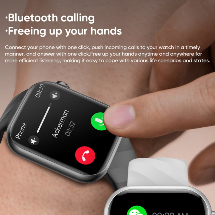 MT500 1.97 inch IP67 Waterproof Smart Watch, Support Electrocardiogram / Temperature Measurement(Black) - Smart Watches by PMC TechLife | Online Shopping South Africa | PMC TechLife | Buy Now Pay Later Mobicred
