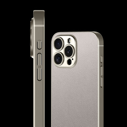 For iPhone 16 Plus GKK Metal Paint Skin Feel Leather Full Coverage Phone Case(Carbon Fibre) - iPhone 16 Plus Cases by GKK | Online Shopping South Africa | PMC Jewellery | Buy Now Pay Later Mobicred