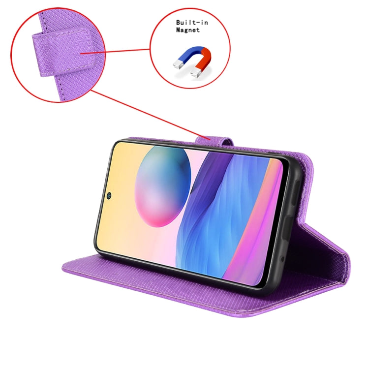 For Redmi K70 Ultra Diamond Texture Leather Phone Case(Purple) - free shipping - PMC Jewellery - Order now!