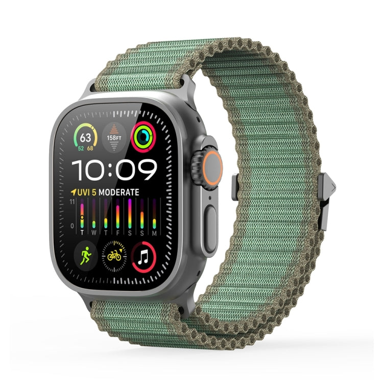 For Apple Watch Ultra 2 49mm DUX DUCIS YC Series Ocean Nylon Watch Band(Green) - Watch Bands by DUX DUCIS | Online Shopping South Africa | PMC Jewellery | Buy Now Pay Later Mobicred