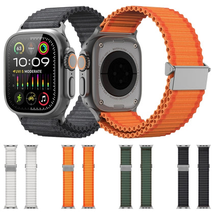 For Apple Watch Series 10 42mm DUX DUCIS YC Series Ocean Nylon Watch Band(Dark Grey) - Watch Bands by DUX DUCIS | Online Shopping South Africa | PMC Jewellery | Buy Now Pay Later Mobicred